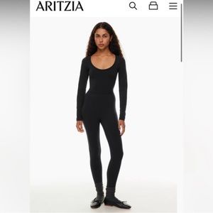 Artizia Wilfred free black pull on jumpsuit